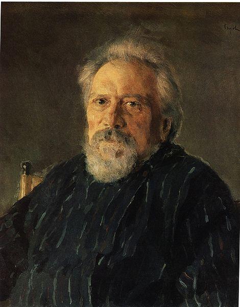Valentin Serov Portrait of Nikolai Leskov oil painting image